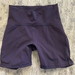 Lululemon Train Times Shot 6” eggplant